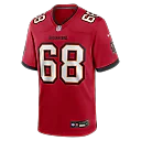 Zennovawear Ben Bredeson Tampa Bay Buccaneers Game Jersey - Red