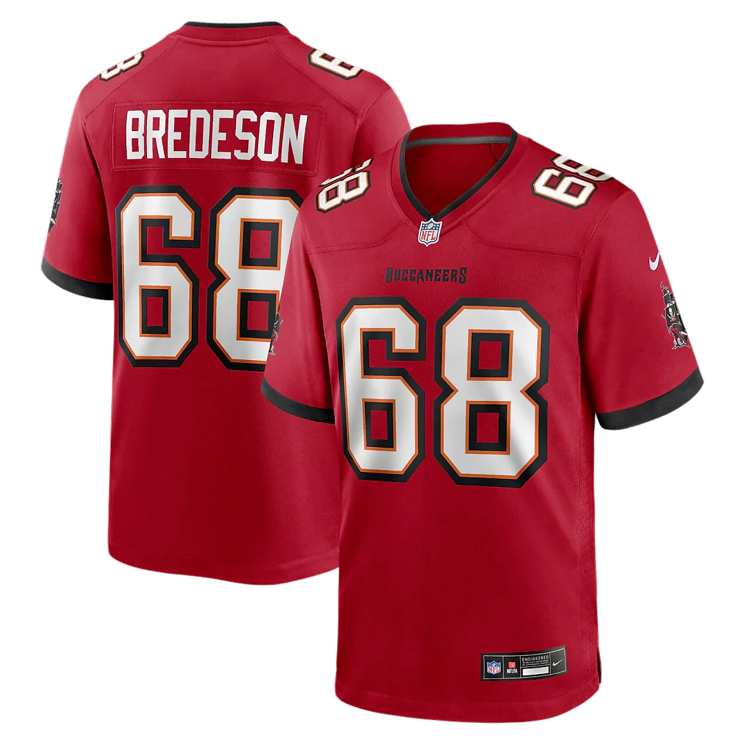 Zennovawear Ben Bredeson Tampa Bay Buccaneers Game Jersey - Red