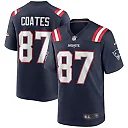 Zennovawear Ben Coates New England Patriots Game Retired Player Jersey - Navy