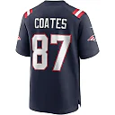 Zennovawear Ben Coates New England Patriots Game Retired Player Jersey - Navy