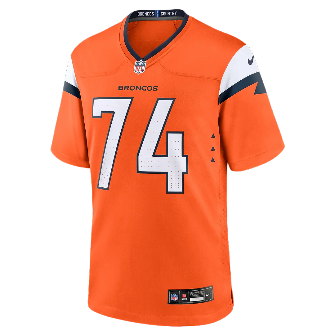Zennovawear Ben Powers Denver Broncos Team Game Jersey - Orange