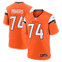 Zennovawear Ben Powers Denver Broncos Team Game Jersey - Orange