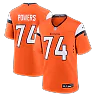 Zennovawear Ben Powers Denver Broncos Team Game Jersey - Orange