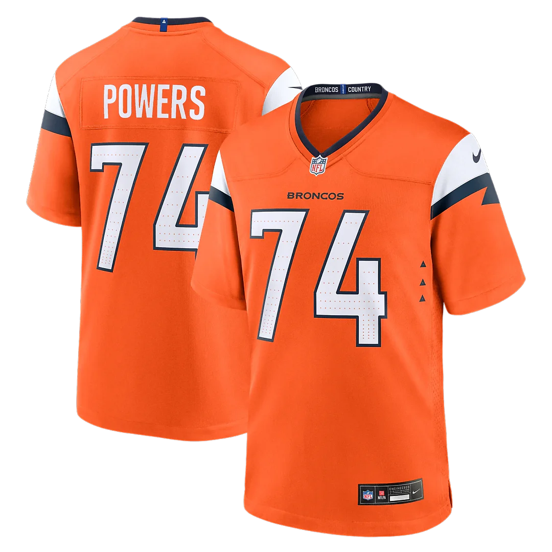Zennovawear Ben Powers Denver Broncos Team Game Jersey - Orange