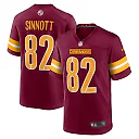 Zennovawear Ben Sinnott Washington Commanders Game Jersey - Burgundy