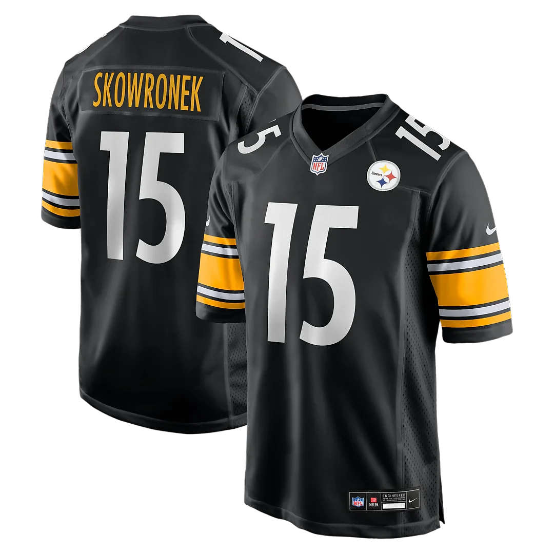 Zennovawear Ben Skowronek Pittsburgh Steelers Team Game Jersey - Black