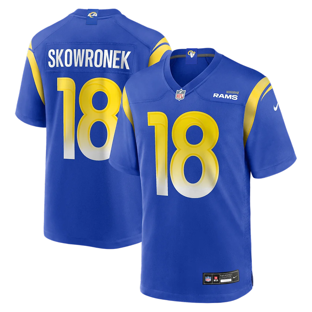 Zennovawear Ben Skowronek Los Angeles Rams Game Jersey - Royal
