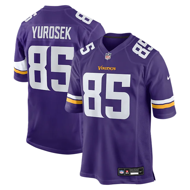 Zennovawear Ben Yurosek Minnesota Vikings Team Game Jersey - Purple