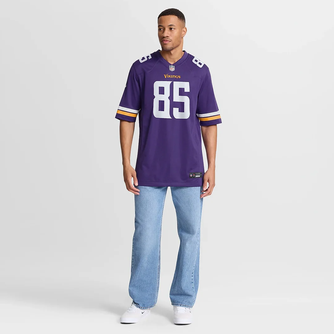 Zennovawear Ben Yurosek Minnesota Vikings Team Game Jersey - Purple