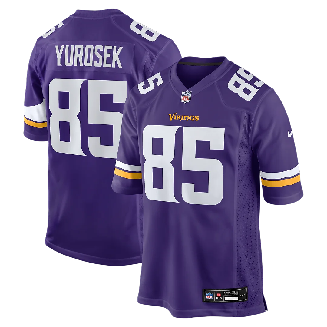 Zennovawear Ben Yurosek Minnesota Vikings Team Game Jersey - Purple