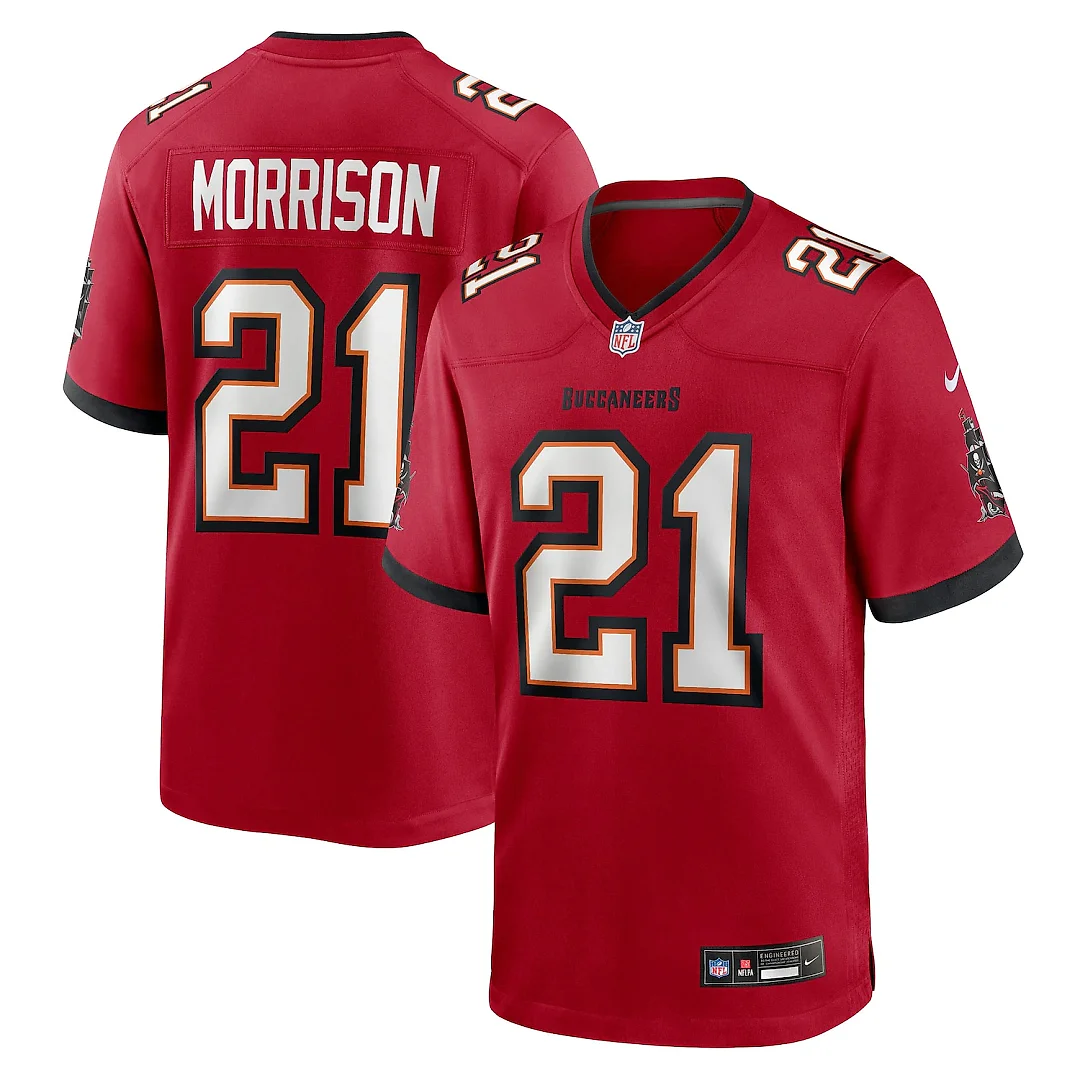 Zennovawear Benjamin Morrison Tampa Bay Buccaneers Team Game Jersey - Red