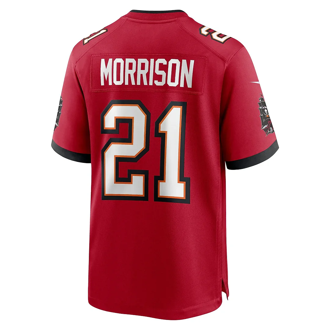 Zennovawear Benjamin Morrison Tampa Bay Buccaneers Team Game Jersey - Red
