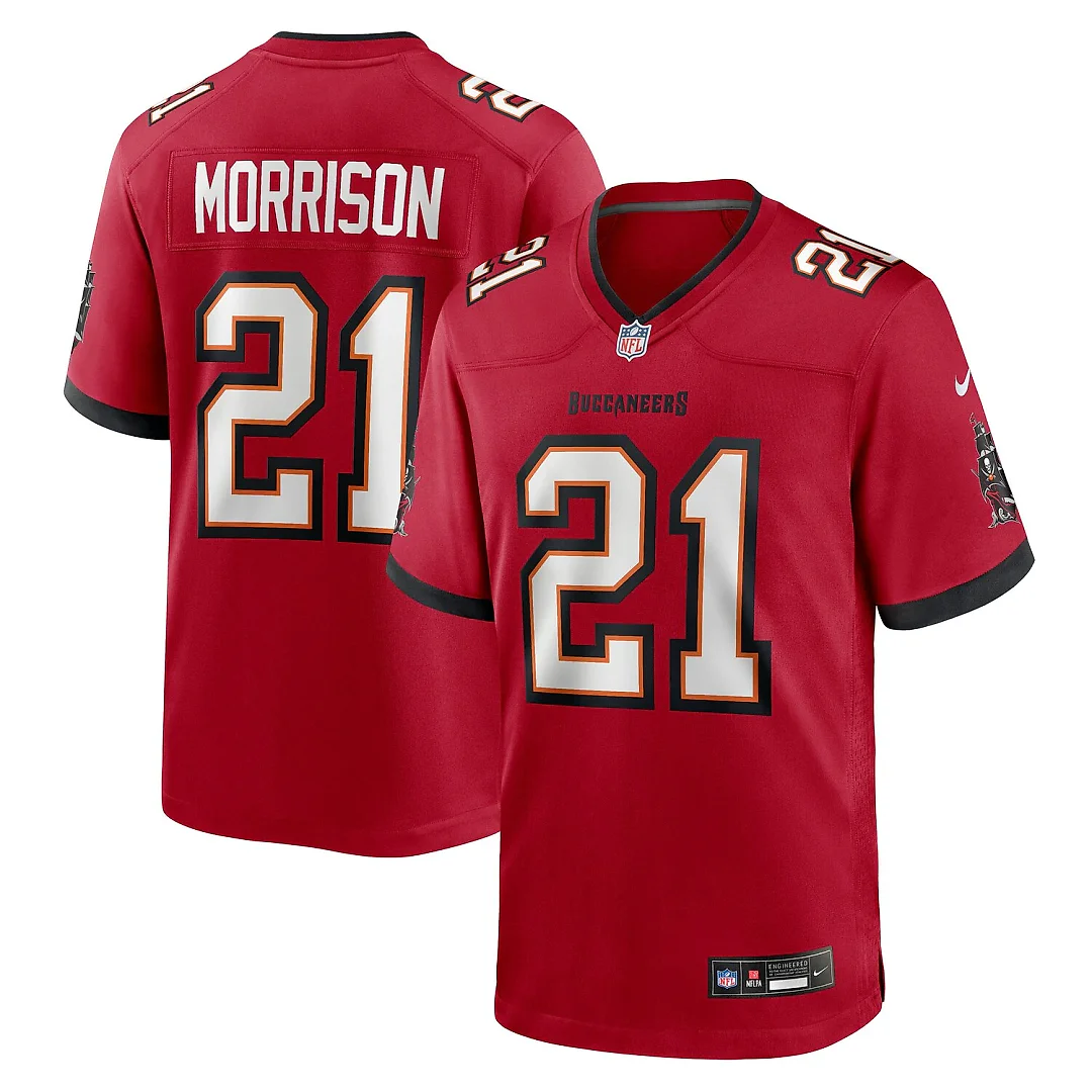 Zennovawear Benjamin Morrison Tampa Bay Buccaneers Team Game Jersey - Red