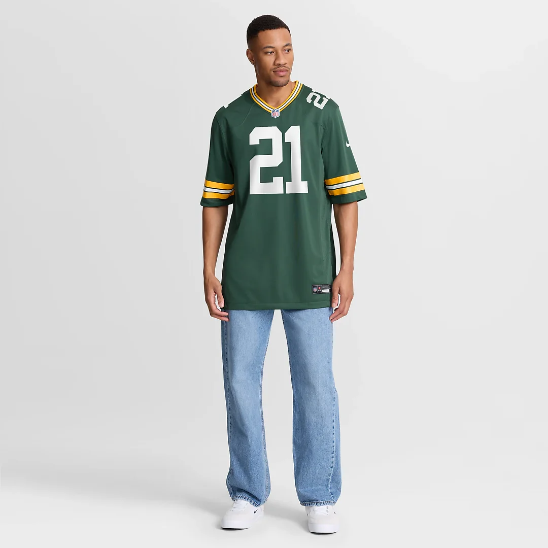 Zennovawear Benjamin St-Juste Green Bay Packers Team Game Jersey - Green