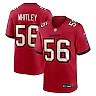 Zennovawear Benton Whitley Tampa Bay Buccaneers Team Game Jersey - Red