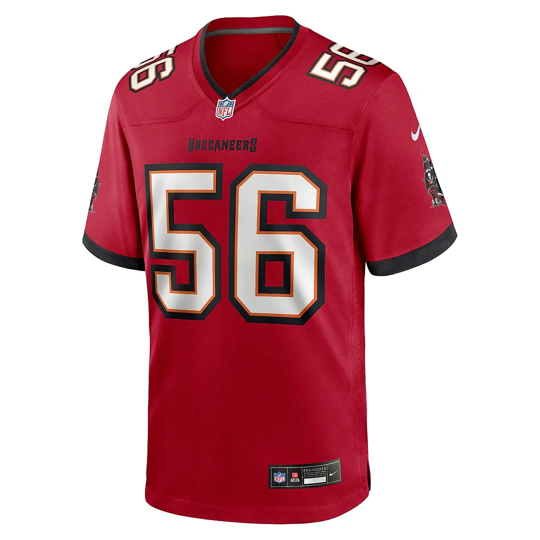 Zennovawear Benton Whitley Tampa Bay Buccaneers Team Game Jersey - Red