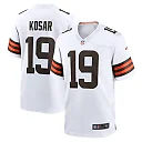 Zennovawear Bernie Kosar Cleveland Browns Retired Player Game Jersey - White