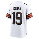 Zennovawear Bernie Kosar Cleveland Browns Retired Player Game Jersey - White