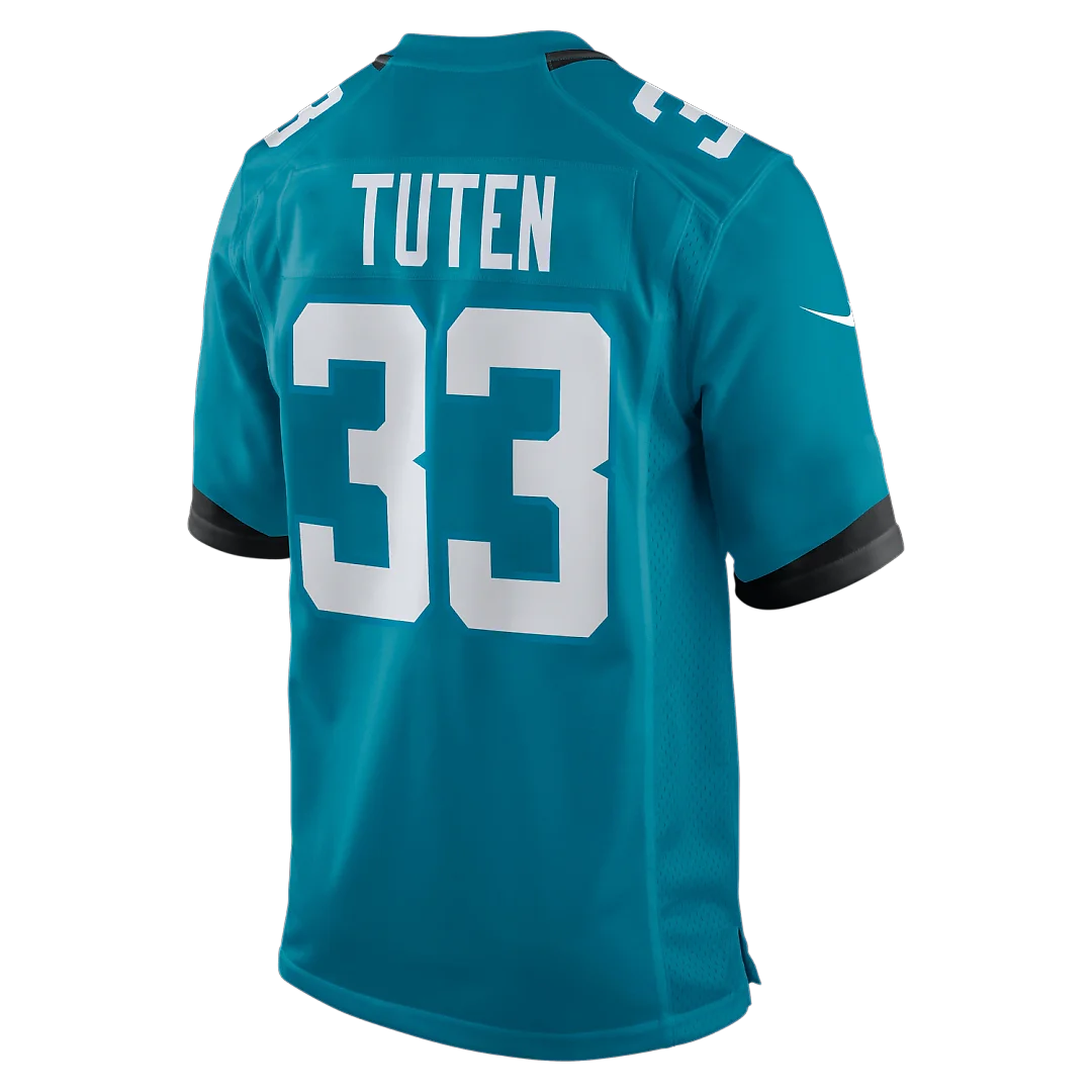 Zennovawear Bhayshul Tuten Jacksonville Jaguars Team Game Jersey - Teal