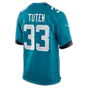 Zennovawear Bhayshul Tuten Jacksonville Jaguars Team Game Jersey - Teal