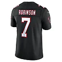 Zennovawear Bijan Robinson Atlanta Falcons Alternate Throwback Vapor FUSE. Stitched Limited Jersey - Black