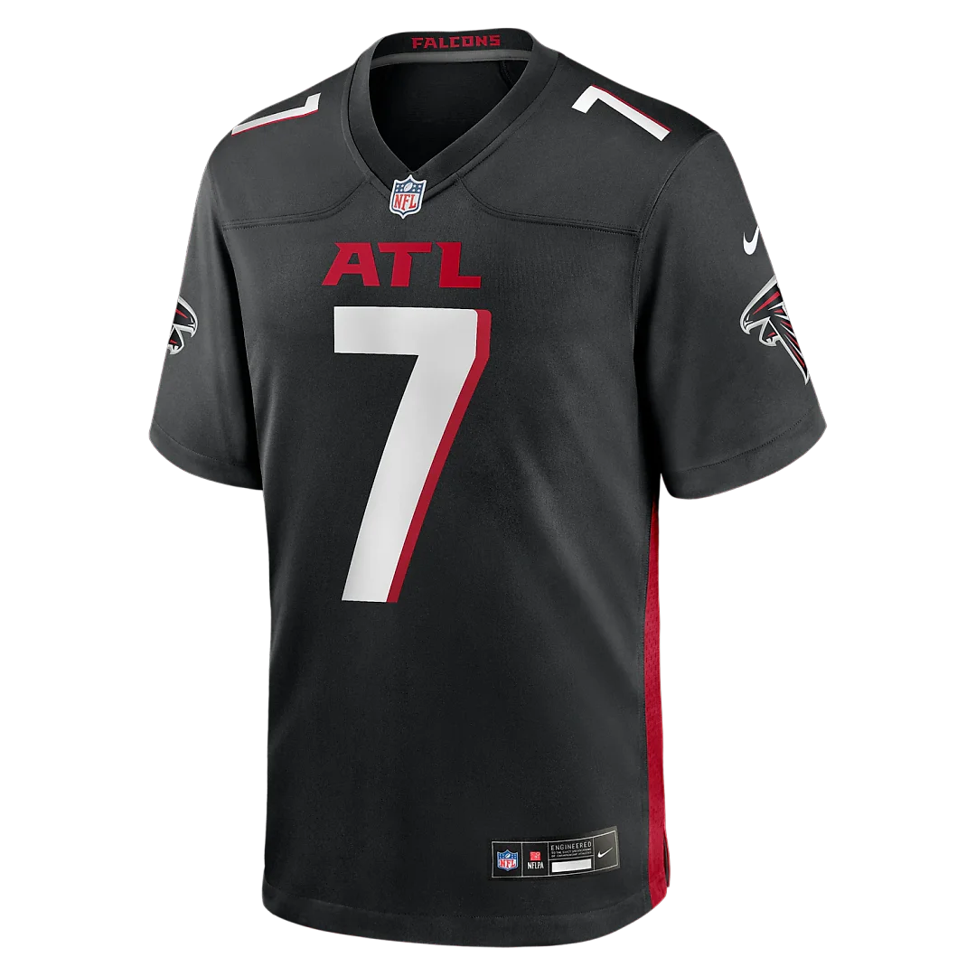 Zennovawear Bijan Robinson Atlanta Falcons Game Jersey - Black