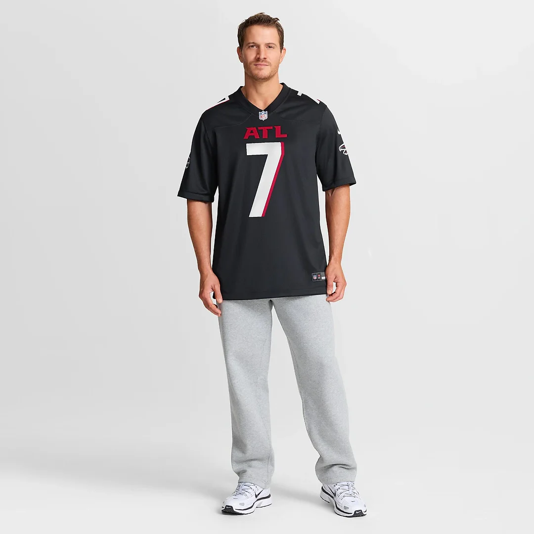 Zennovawear Bijan Robinson Atlanta Falcons Game Jersey - Black