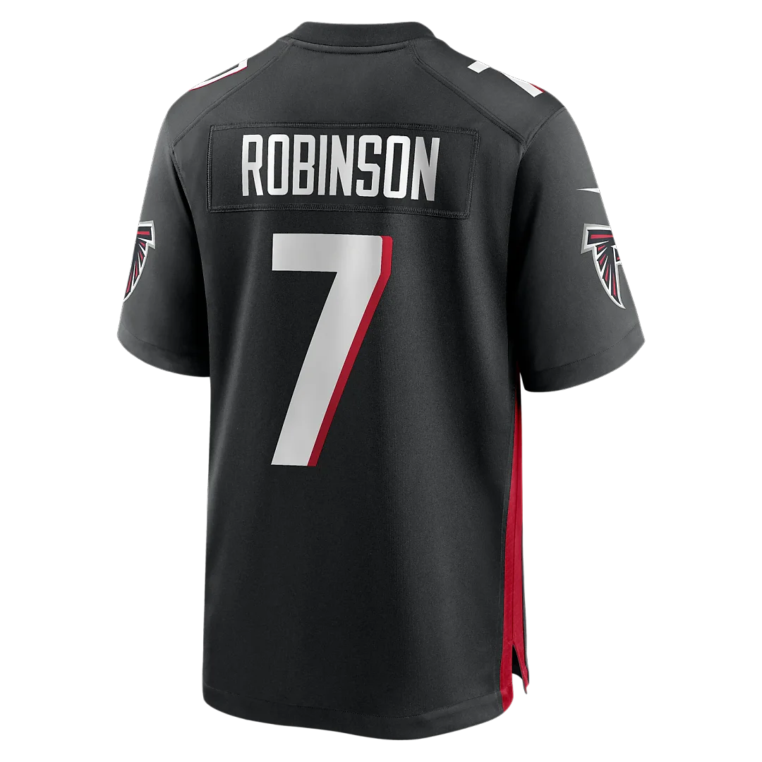 Zennovawear Bijan Robinson Atlanta Falcons Game Jersey - Black