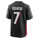 Zennovawear Bijan Robinson Atlanta Falcons Game Jersey - Black