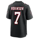 Zennovawear Bijan Robinson Atlanta Falcons Throwback Game Jersey - Black