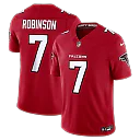 Zennovawear Bijan Robinson Atlanta Falcons Team Vapor FUSE. Stitched Limited Jersey - Red
