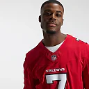 Zennovawear Bijan Robinson Atlanta Falcons Team Vapor FUSE. Stitched Limited Jersey - Red