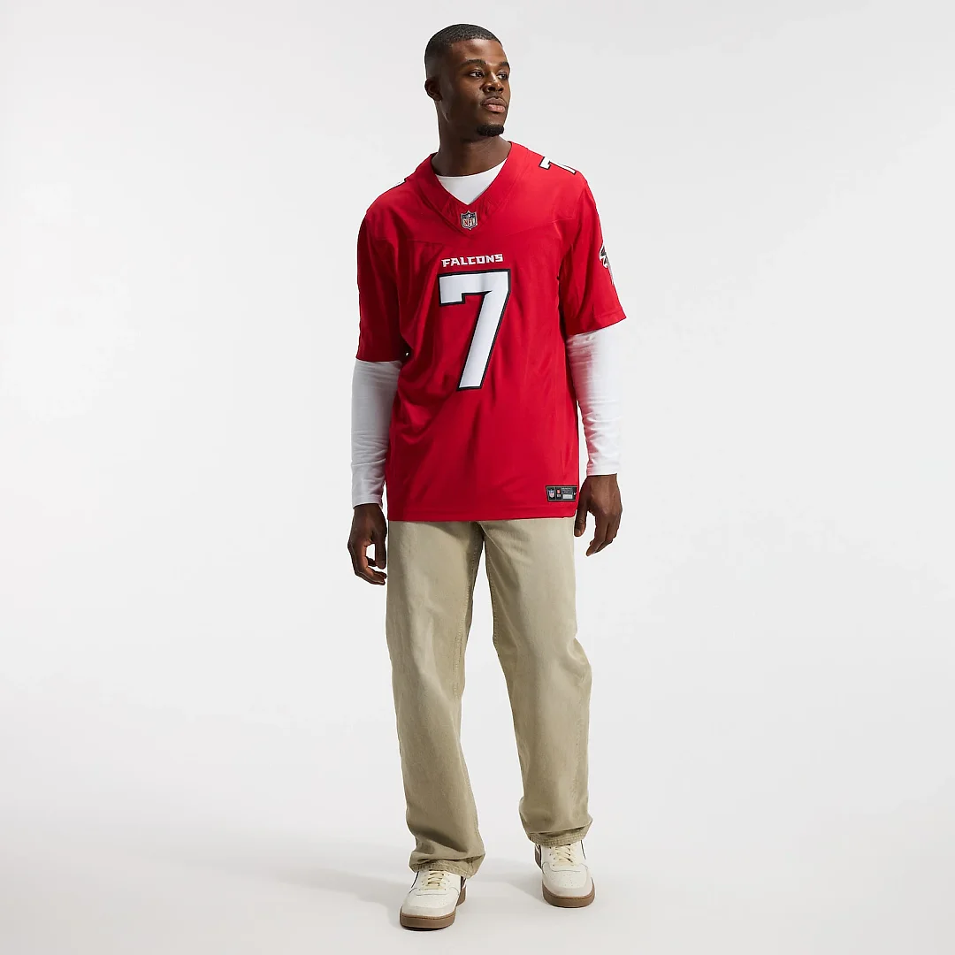 Zennovawear Bijan Robinson Atlanta Falcons Team Vapor FUSE. Stitched Limited Jersey - Red