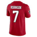Zennovawear Bijan Robinson Atlanta Falcons Team Vapor FUSE. Stitched Limited Jersey - Red