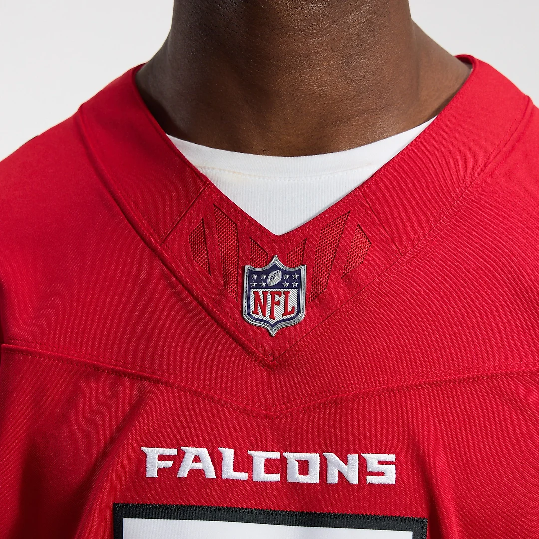 Zennovawear Bijan Robinson Atlanta Falcons Team Vapor FUSE. Stitched Limited Jersey - Red