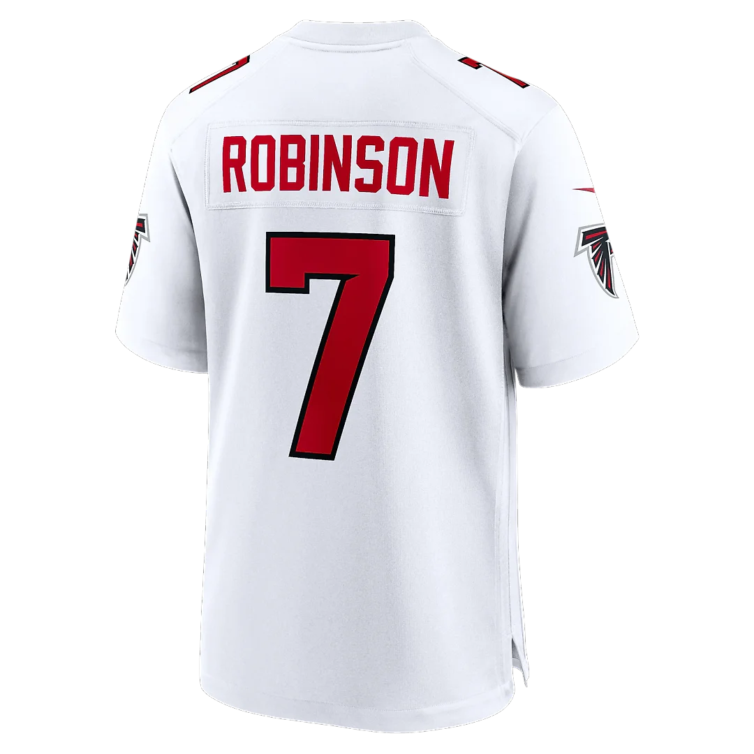 Zennovawear Bijan Robinson Atlanta Falcons Game Jersey - White