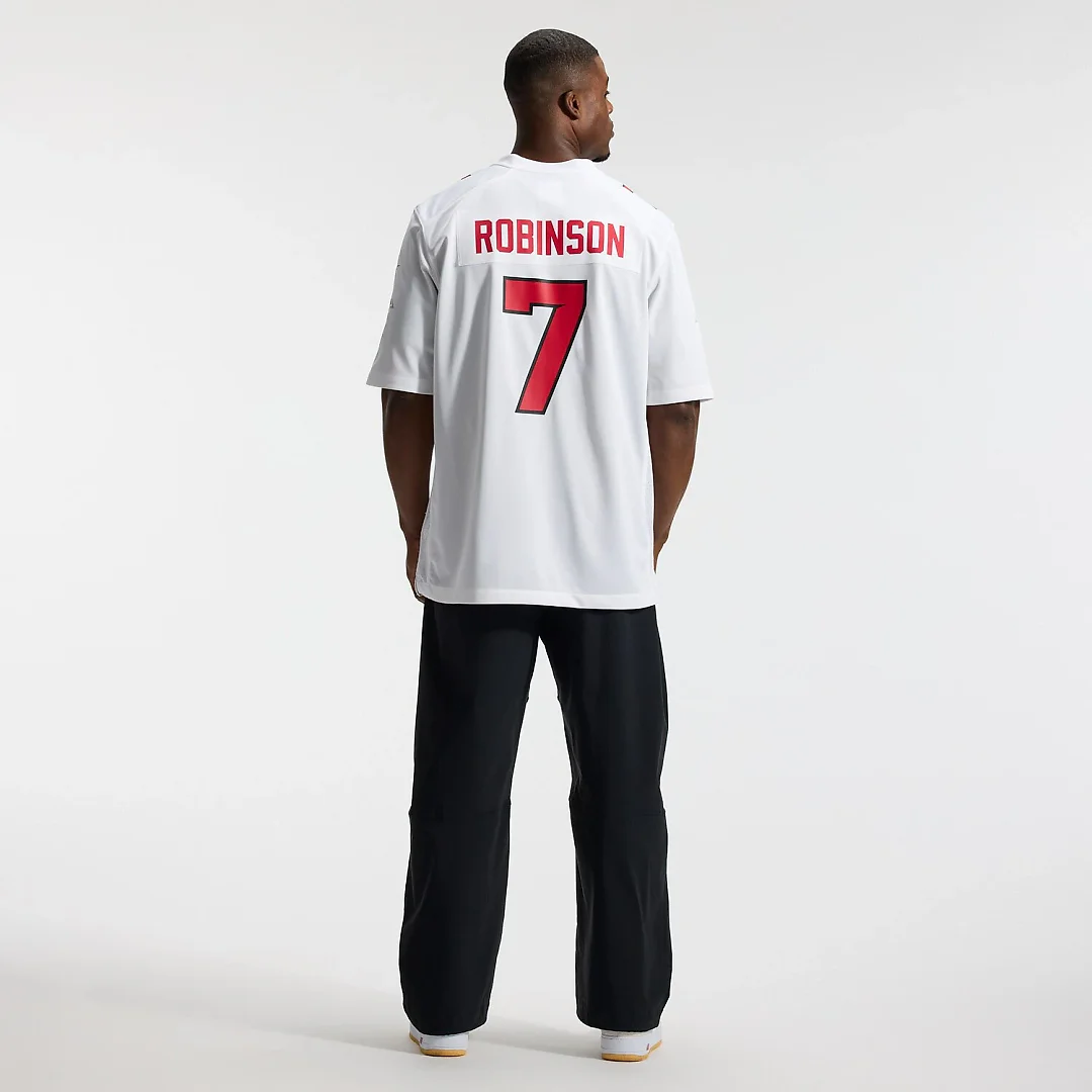 Zennovawear Bijan Robinson Atlanta Falcons Game Jersey - White