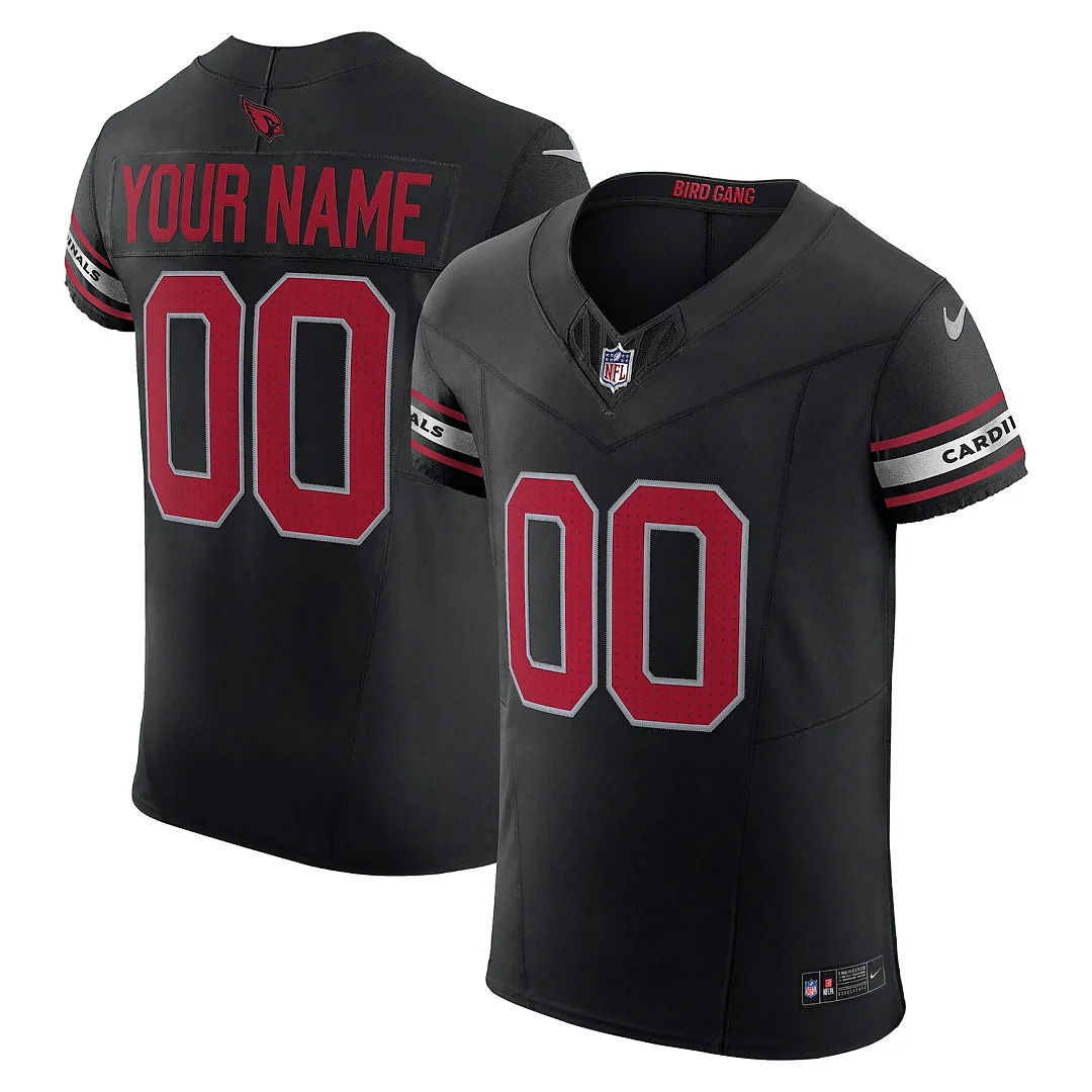Zennovawear Arizona Cardinals Vapor FUSE. Elite Custom Jersey - Black