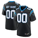 Zennovawear Carolina Panthers Custom Game Jersey - Black