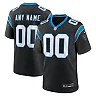 Zennovawear Carolina Panthers Custom Game Jersey - Black