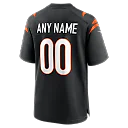 Zennovawear Cincinnati Bengals Game Custom Jersey - Black