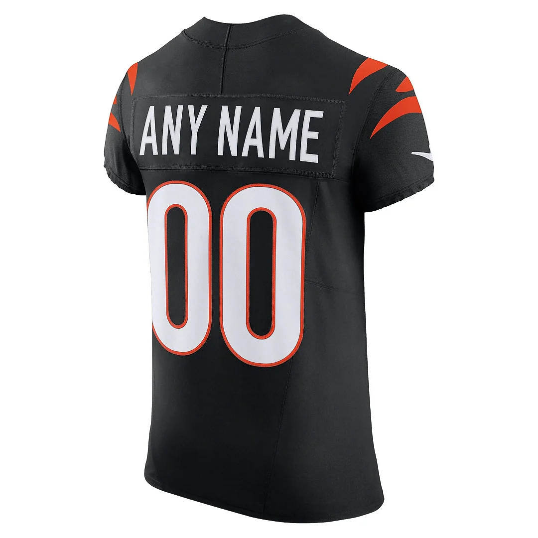 Zennovawear Cincinnati Bengals Team Vapor FUSE. Elite Custom Jersey - Black