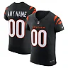 Zennovawear Cincinnati Bengals Team Vapor FUSE. Elite Custom Jersey - Black