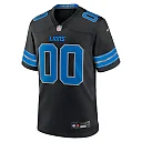 Zennovawear Detroit Lions Alternate Custom Game Jersey - Black