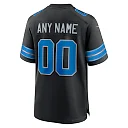 Zennovawear Detroit Lions Alternate Custom Game Jersey - Black