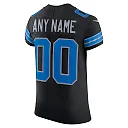 Zennovawear Detroit Lions Alternate Vapor FUSE. Elite Custom Jersey - Black