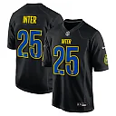 Zennovawear Inter Milan 2025 Soccer x NFL Game Jersey - Black