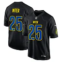 Zennovawear Inter Milan 2025 Soccer x NFL Game Jersey - Black