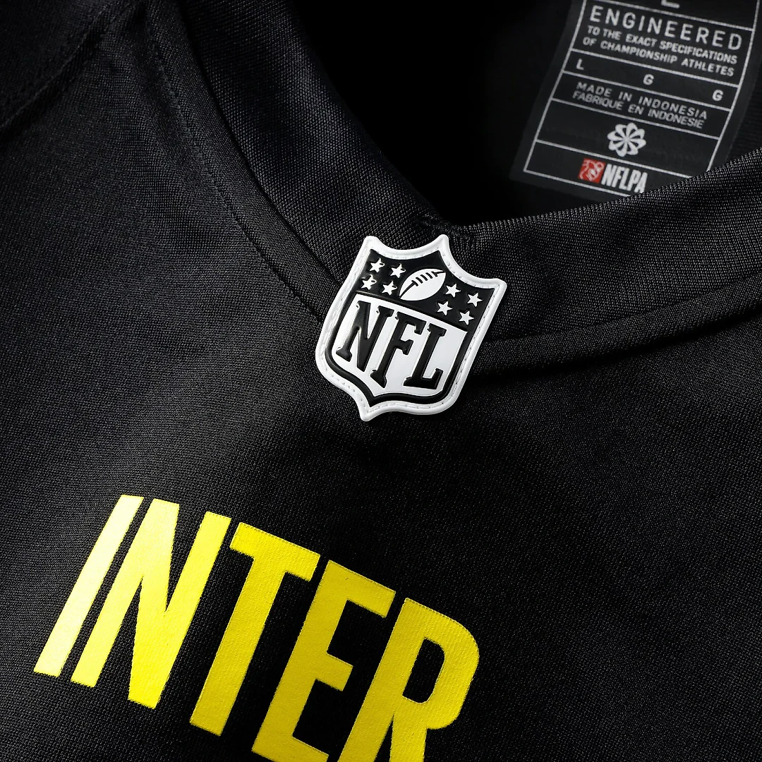 Zennovawear Inter Milan 2025 Soccer x NFL Game Jersey - Black
