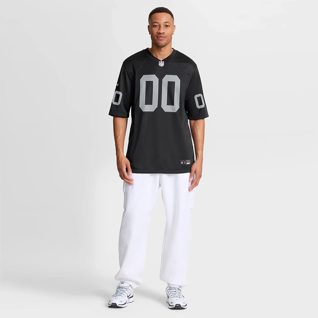 Zennovawear Las Vegas Raiders Custom Game Jersey - Black